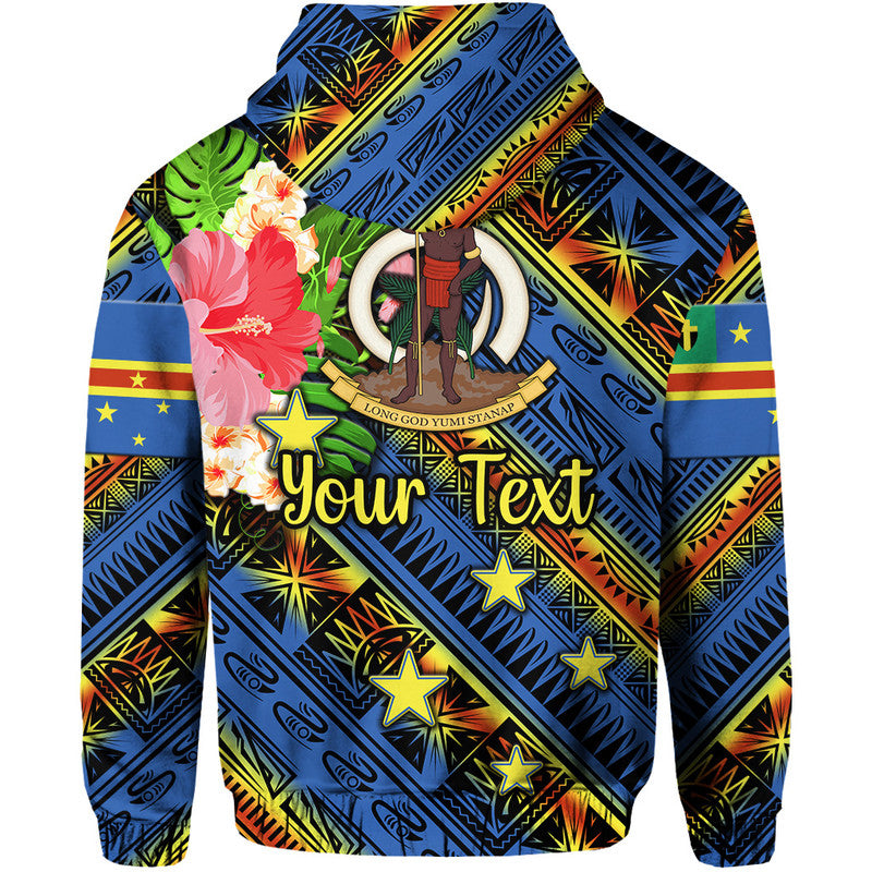 Custom Vanuatu Tafea Hoodie Independence Be Proud LT8 - Polynesian Pride