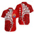 Tahiti French Polynesian Manta Spirit Guardian Tribal Pattern Hawaiian Shirt LT7 Unisex Red - Polynesian Pride