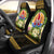 Tahiti Car Seat Cover - Polynesian Gold Patterns Collection Universal Fit Black - Polynesian Pride