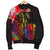 Tahiti Men's Bomber Jacket - Tropical Hippie Style - Polynesian Pride