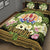 Tahiti Quilt Bed Set - Polynesian Gold Patterns Collection - Polynesian Pride