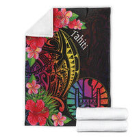 Tahiti Premium Blanket - Tropical Hippie Style - Polynesian Pride