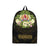 Tahiti Backpack - Polynesian Gold Patterns Collection Black - Polynesian Pride