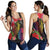 Tahiti Women's Racerback Tank - Tropical Hippie Style Black - Polynesian Pride