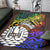 Tahiti Area Rug - Rainbow Polynesian Pattern - Polynesian Pride