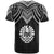 Tahiti Custom T Shirt Polynesian Armor Style Black - Polynesian Pride