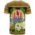 French Polynesia Tahiti T Shirt Custom Tahiti of Seal Tropical Flowers Style - Polynesian Pride