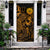 Tahiti Door Cover Turtle Hibiscus Gold - Polynesian Pride