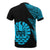 Tahiti Custom T Shirt Polynesian Pattern Neon Style - Polynesian Pride