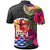 Tahiti Polo Shirt Hibiscus Polynesian Pattern - Polynesian Pride