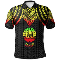 Tahiti Polo Shirt Polynesian Armor Style Reagge Unisex Reggae - Polynesian Pride