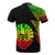 Tahiti Custom T Shirt Polynesian Pattern Reggae Style - Polynesian Pride