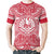 Tahiti T Shirt Tahiti Coat of Arms Polynesian Flag Color - Polynesian Pride