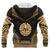 Tahiti Polynesian Chief Custom Hoodie Gold Version Unisex Gold - Polynesian Pride