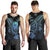 TahitiCustom Personalised Men's Tank Top - Blue Turtle - Polynesian Pride