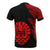 Tahiti Custom T Shirt Polynesian Pattern Red Style - Polynesian Pride