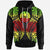 Tahiti Hoodie Polynesian Lion Head Reggae Style Unisex Reggae - Polynesian Pride