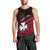 Wallis et Futuna Personalised Men Tank Top Tapa Hibiscus Vibes LT7 Red - Polynesian Pride