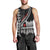 Tonga Anzac Day Black & White Men's Tank Top Lest We Forget LT7 Black - Polynesian Pride