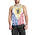 Philippines Personalised Men Tank Top Filipino Sun with Eagle LT7 White - Polynesian Pride