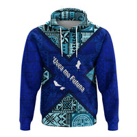 Uvea mo Futuna Dolphin Tapa Tribal Pattern Hoodie LT7 - Polynesian Pride