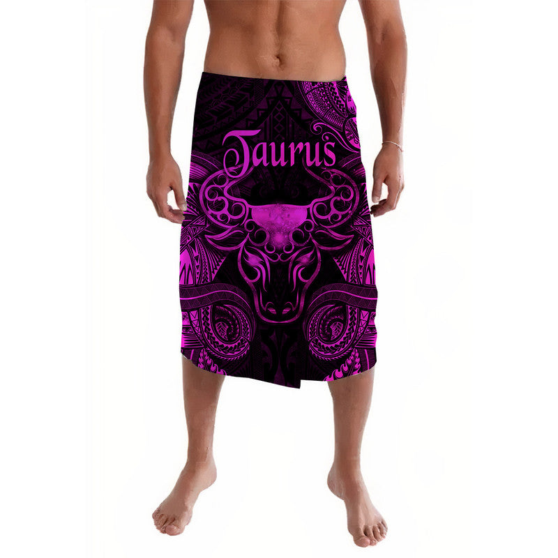 Taurus Zodiac Polynesian Lavalava Unique Style Pink LT8 Pink - Polynesian Pride