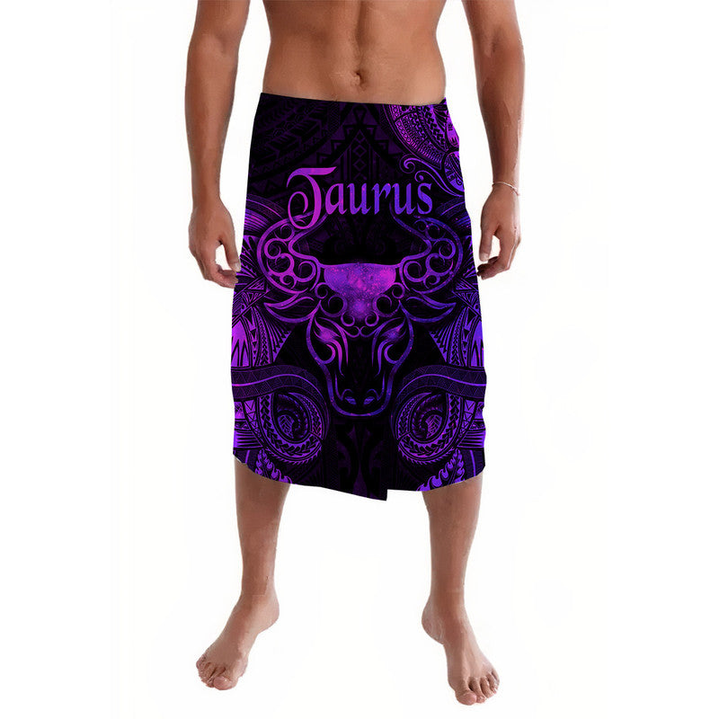 Taurus Zodiac Polynesian Lavalava Unique Style Purple LT8 Purple - Polynesian Pride