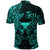 Custom Taurus Zodiac Polynesian Polo Shirt Unique Style Turquoise LT8 - Polynesian Pride