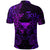 Custom Taurus Zodiac Polynesian Polo Shirt Unique Style Purple LT8 - Polynesian Pride