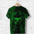 Custom Taurus Zodiac Polynesian T Shirt Unique Style Green LT8 - Polynesian Pride