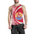 French Polynesia Tank Top Coat Of Arm Lauhala Circle - Polynesian Pride