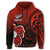 Lest We Forget Maori Poppy Flowers Hoodie Customized Unisex Black - Polynesian Pride