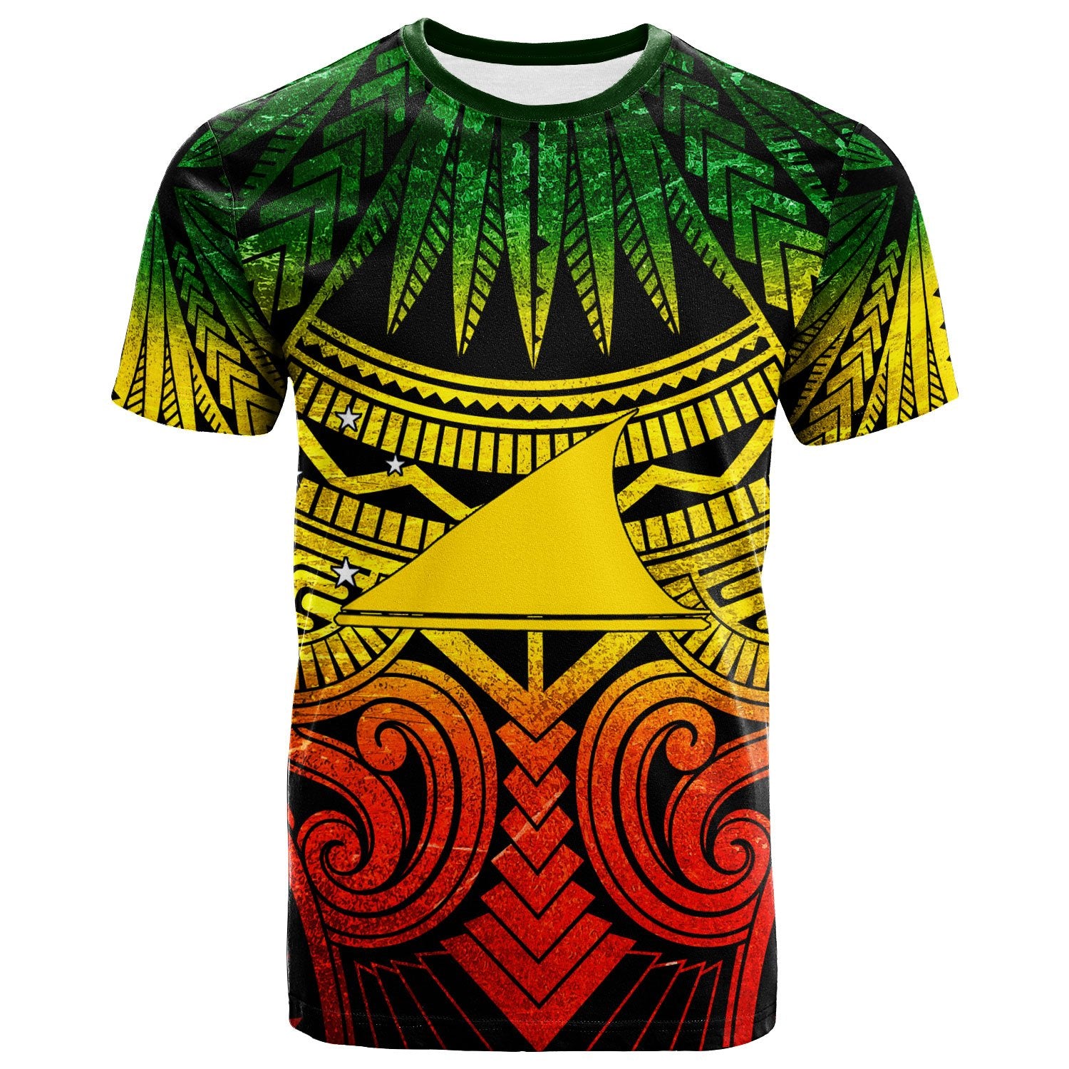 Tokelau T Shirt Reggae Classic Vignette Style Unisex Art - Polynesian Pride