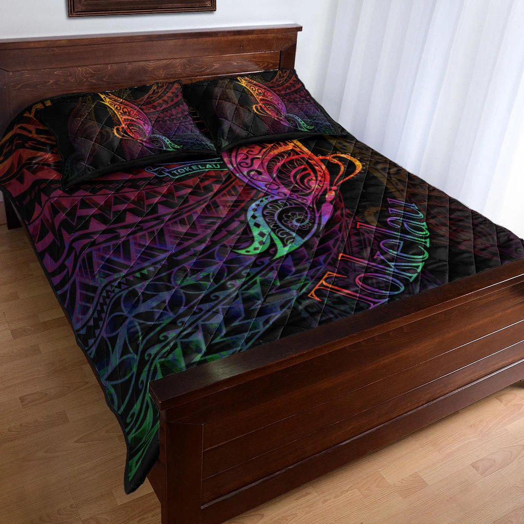 Tokelau Quilt Bed Set - Butterfly Polynesian Style - Polynesian Pride