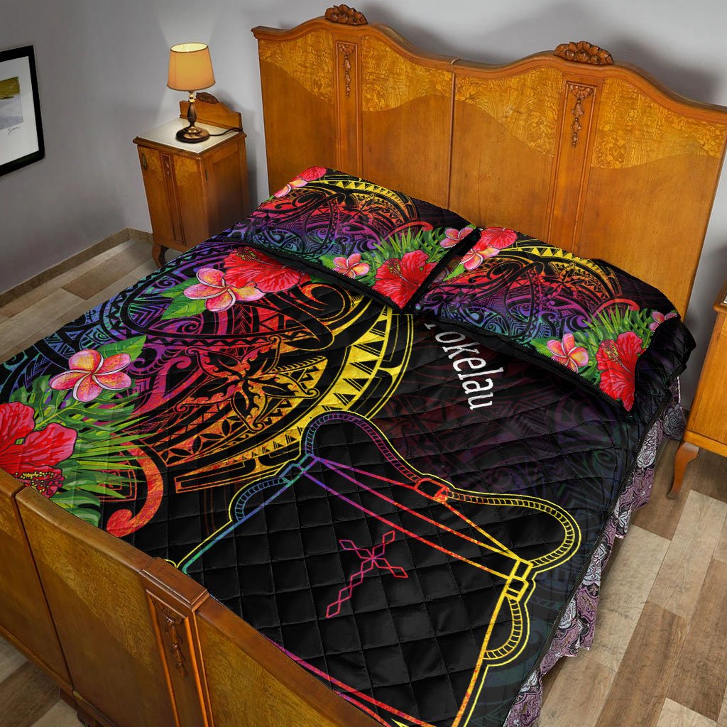 Tokelau Quilt Bed Set - Tropical Hippie Style - Polynesian Pride