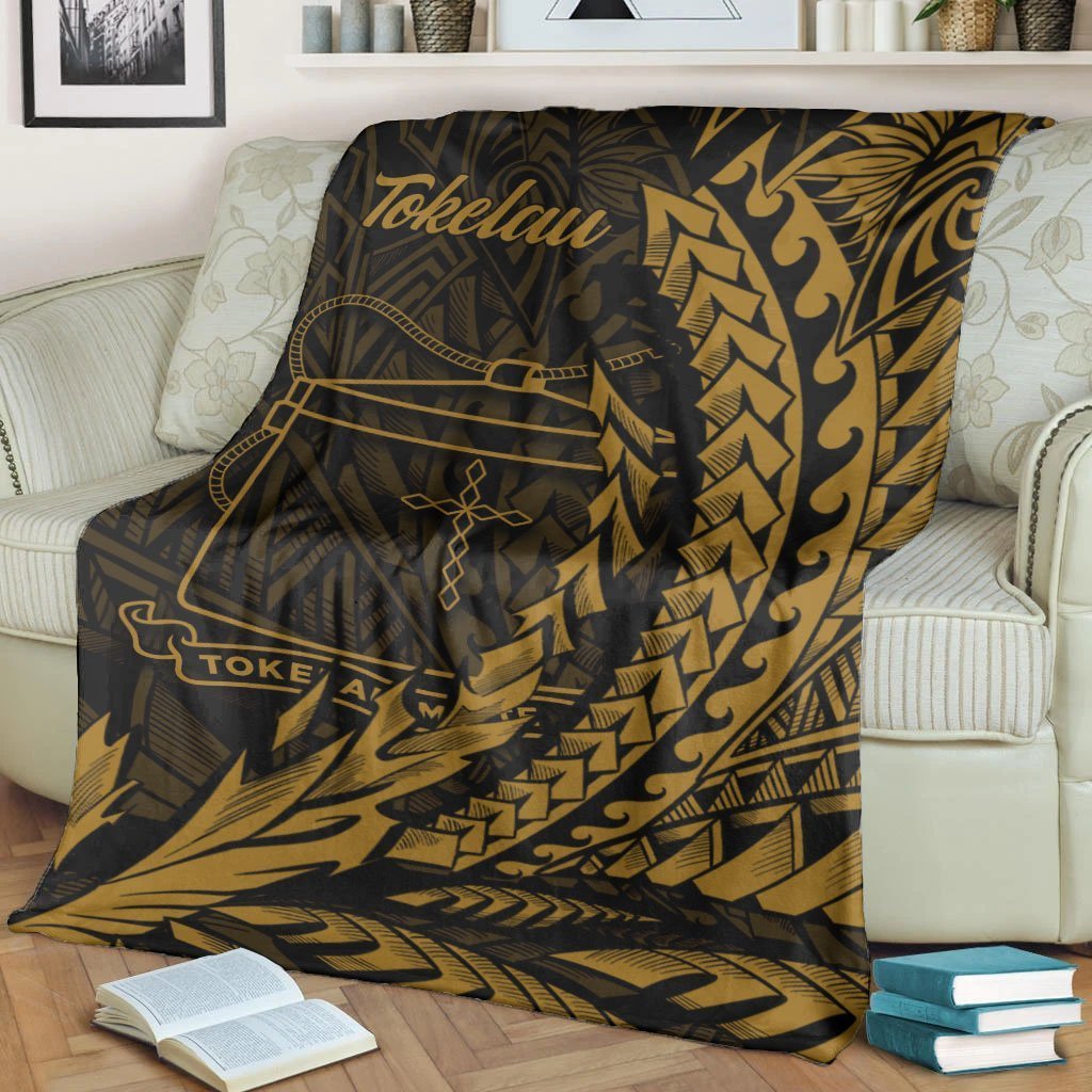 Tokelau Premium Blanket - Wings style White - Polynesian Pride