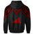 Tokelau Hoodie Polynesian Armor Style Red - Polynesian Pride