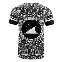 Tokelau T Shirt Tokelau Coat of Arms Polynesian White Black - Polynesian Pride