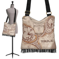 Tokelau Boho Handbag - Hibiscus Flowers Vintage Style - Polynesian Pride