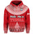 Mate Maa Tonga Rugby Hoodie Tongan Kupesi Ngatu Style LT9 Pullover Hoodie Red - Polynesian Pride