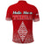 Mate Maa Tonga Rugby Polo Shirt Tongan Kupesi Ngatu Style LT9 - Polynesian Pride