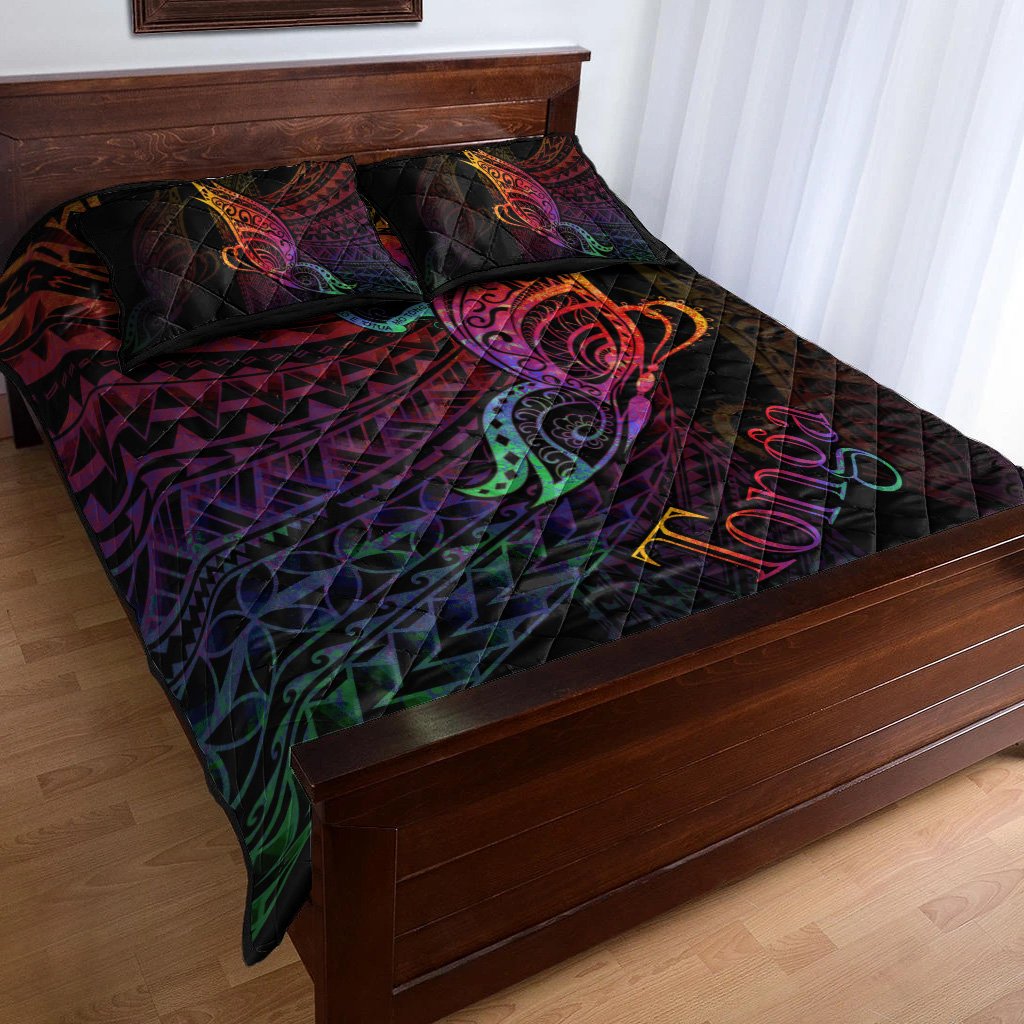 Tonga Quilt Bed Set - Butterfly Polynesian Style - Polynesian Pride