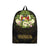 Tonga Backpack - Polynesian Gold Patterns Collection Black - Polynesian Pride