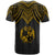 Tonga T Shirt Polynesian Armor Style Gold - Polynesian Pride