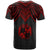 Tonga T Shirt Polynesian Armor Style Red - Polynesian Pride