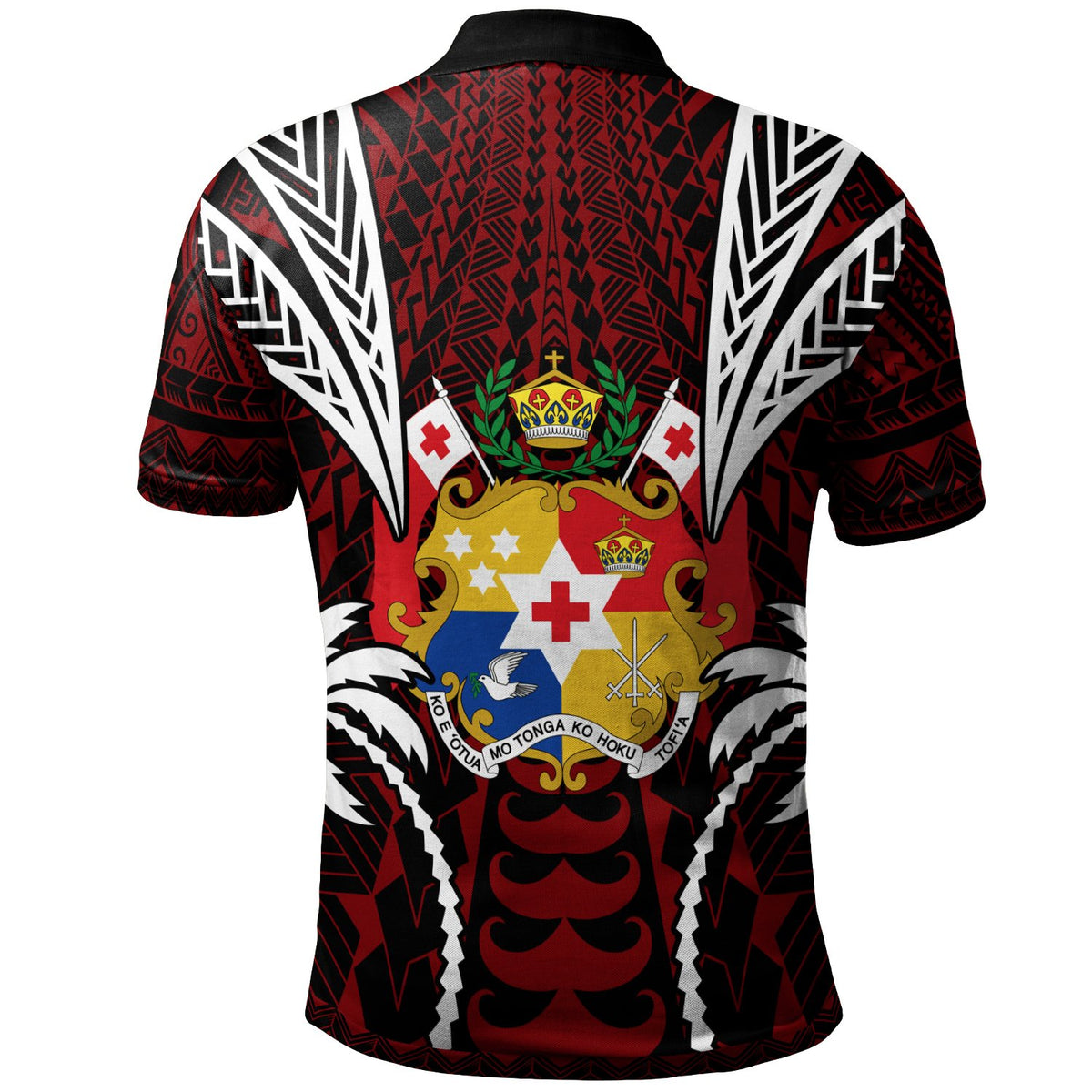 Tonga Polo Shirt Blood Runs Through My Veins Style Flag - Polynesian Pride