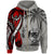 Tonga Zip up Hoodie Classical Coconut Tree Unisex Gray - Polynesian Pride