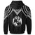 Tonga Hoodie Polynesian Armor Style Black - Polynesian Pride