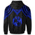 Tonga Hoodie Polynesian Armor Style Blue - Polynesian Pride