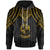 Tonga Hoodie Polynesian Armor Style Gold Unisex Gold - Polynesian Pride